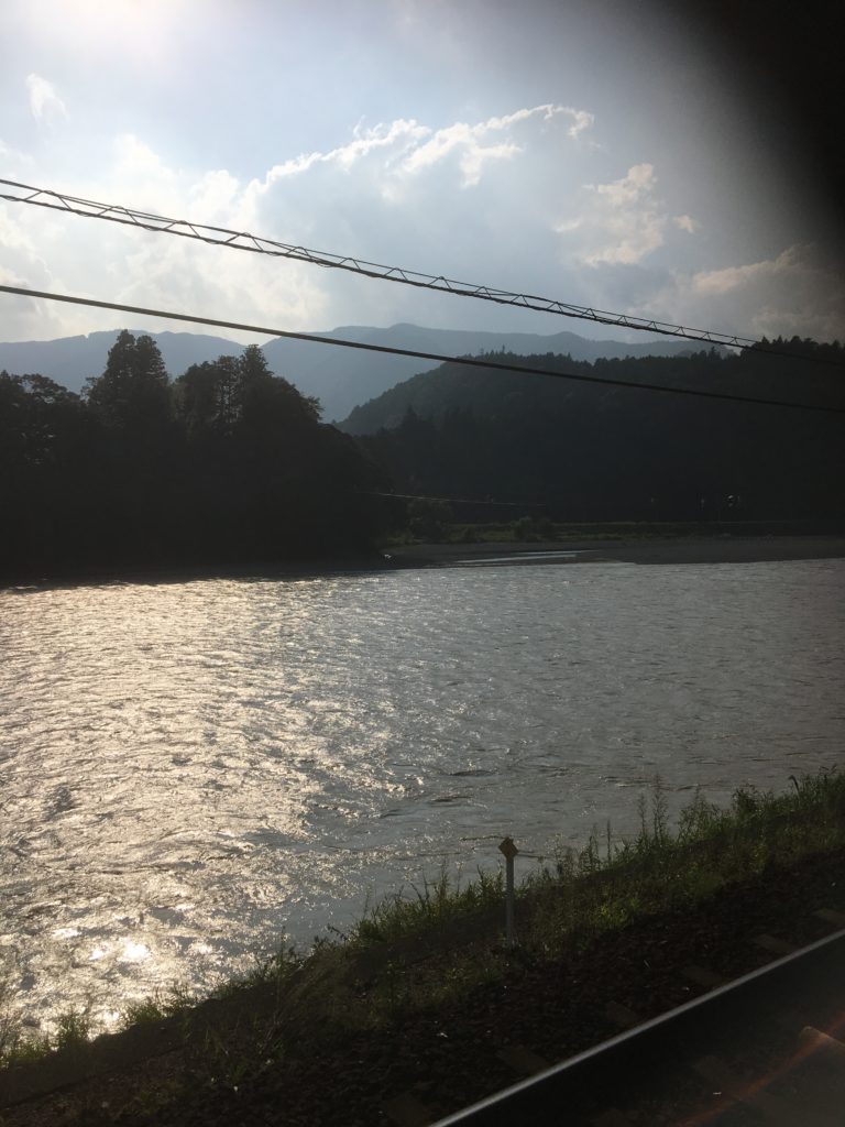 吊り橋からの眺め